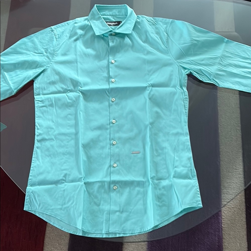 DSQUARED2 Men's Turquoise Shirt